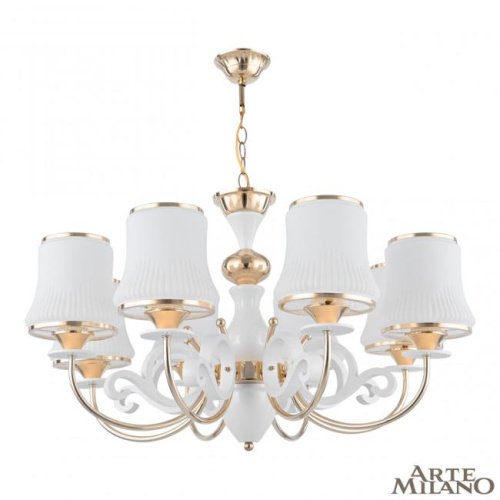 301097/8 Wh/Gd Подвесная люстра Arte Milano Florentia-1097 301097/8 Wh/Gd