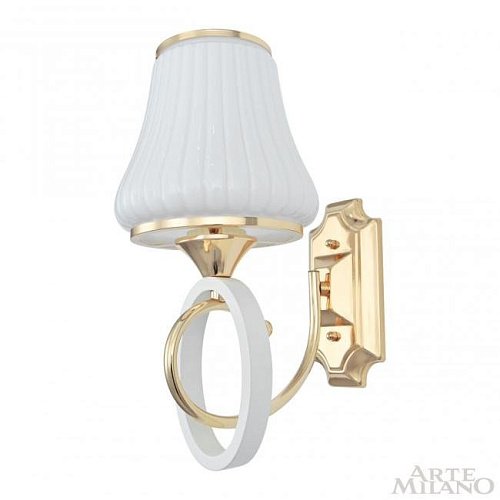 302387/1W Wh/Gd Настенное бра Arte Milano Florentia-2387 302387/1W Wh/Gd