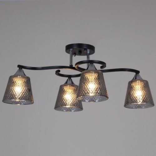 Потолочная люстра 06089-0.3-04 BK+CR