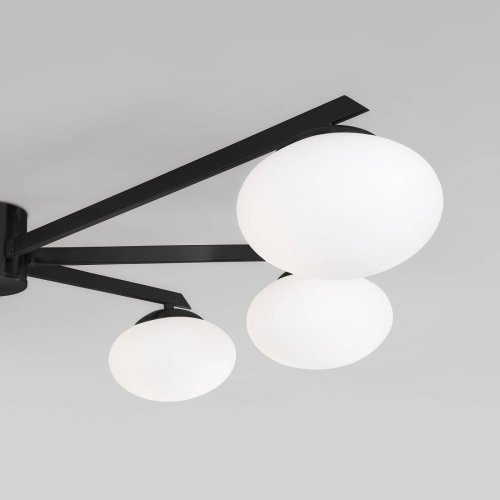 Потолочная люстра Eurosvet Opaline 70220/6 черный Smart