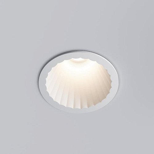Встраиваемый светильник Elektrostandard Arco 15274/LED 12W 3000K белый IP44