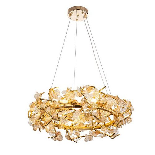 V000420 Подвесная люстра Indigo Splendore V000420 11042/8P Gold