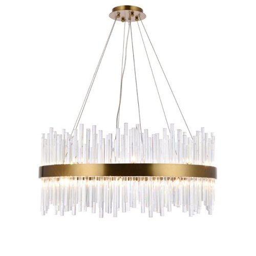 KR1209P-12 brass Подвесная люстра Delight Collection KR1209 KR1209P-12 brass