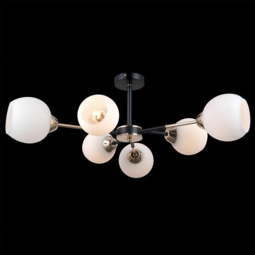 Потолочная люстра ILLUMICO IL0715-6CSQ-24 BK GD LIBRA