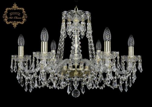 Подвесная хрустальная люстра 11.23 Art Classic 11.23.6.220.Gd.Dr