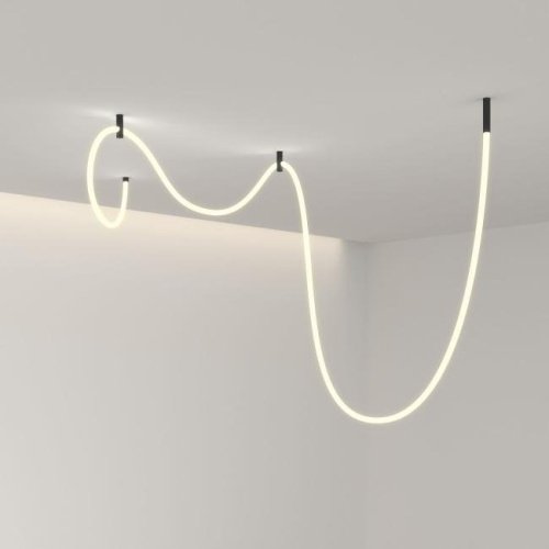 Светодиодный шнур Elektrostandard Full light Гибкий неон 336Led 12W IP20 3000K Full light круглый теплый белый, 5 м (24V 12W 336Led 2835 IP20)