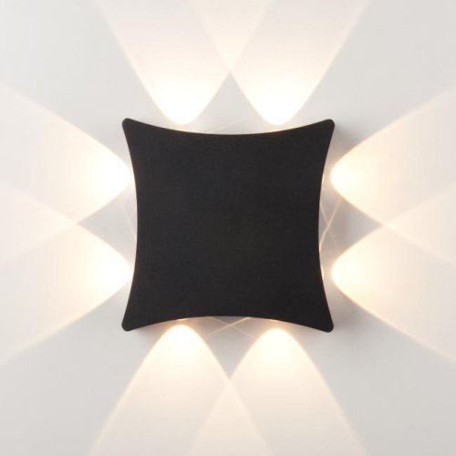 1631 TECHNO LED Чёрный Уличный настенный светильник Elektrostandard 1631 TECHNO LED 1631 TECHNO LED Чёрный