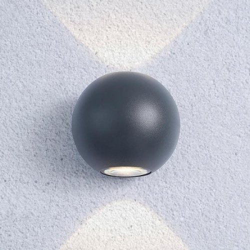 1566 TECHNO LED DIVER серый Уличный настенный светильник Elektrostandard 1566 1566 TECHNO LED DIVER серый