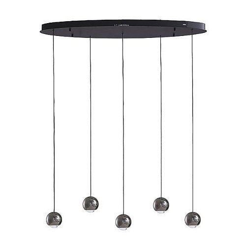 Светильник подвесной Lumien Hall Danay LH8027/5P-BK-PBK