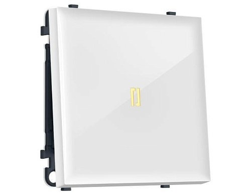 MS102030 MS102030 Комплект механизма 1-кл проходного выключателя с подсветкой 3200K SIGMA Белый глянец 10A-250V QUANT PRO (SP1020, PR105, G22Y)