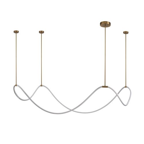 10521P brass/white Люстра на штанге Delight Collection 10521 10521P brass/white