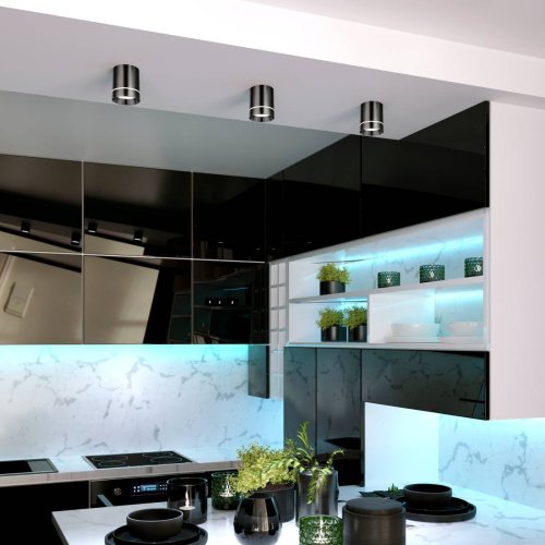 DLR021 9W 4200K Черный жемчуг Накладной светильник Elektrostandard Topper DLR021 9W 4200K Черный жемчуг