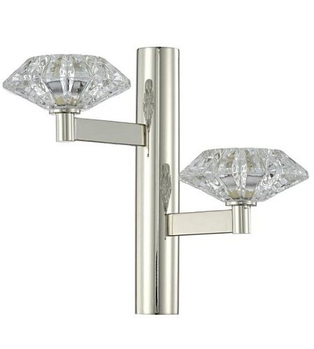 Настенное бра Crystal Lux Rebeca REBECA AP2 NICKEL