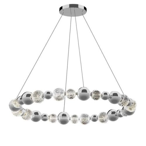 MD21001002-1F chrome Подвесная люстра Delight Collection Elliot Diamante MD21001002-1F chrome