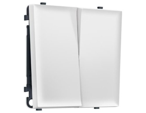 MS123010 MS123010 Комплект механизма 2-кл выключателя SIGMA Белый матовый 10A-250V QUANT PRO (SP1230, PR115)