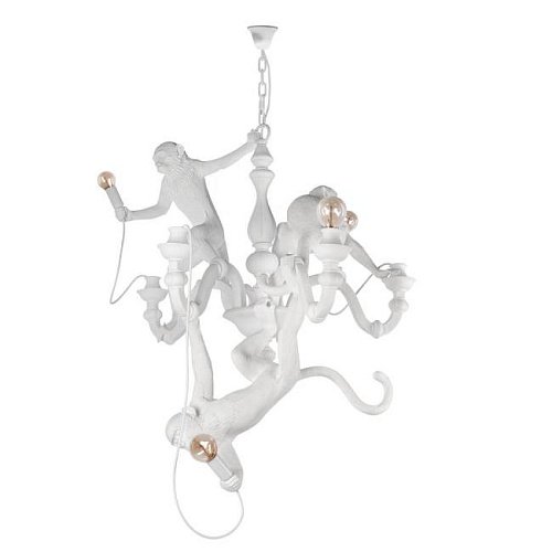 10314 White Подвесная люстра Loft It Monkey 10314 White