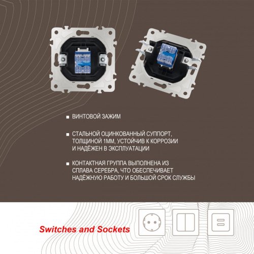 Розетка Arte Milano Am-203 203.51-1.black