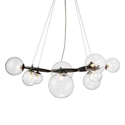 KG1202P-9 grey/clear Подвесная люстра Delight Collection Wendt KG1202P-9 grey/clear