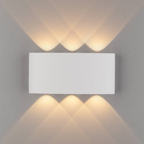Уличный настенный светильник Elektrostandard 1551 1551 TECHNO LED TWINKY TRIO белый