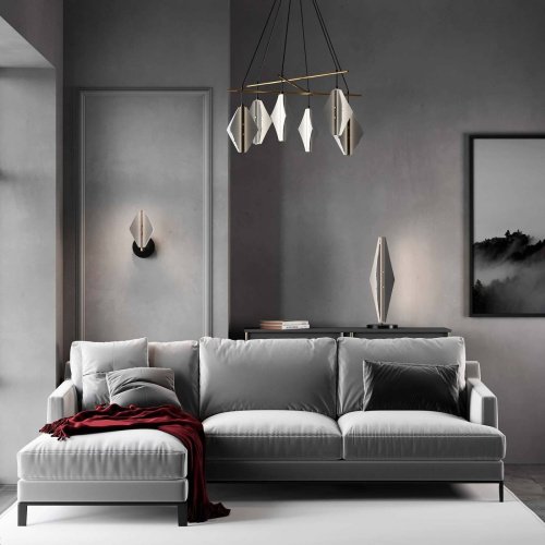 Подвесная люстра Eurosvet Glare 301054 LED латунь