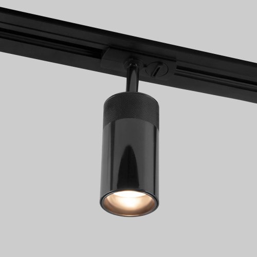 Трековый светильник Elektrostandard Riffe Riffe чёрный жемчуг 9W 4200K (85512/01) однофазный