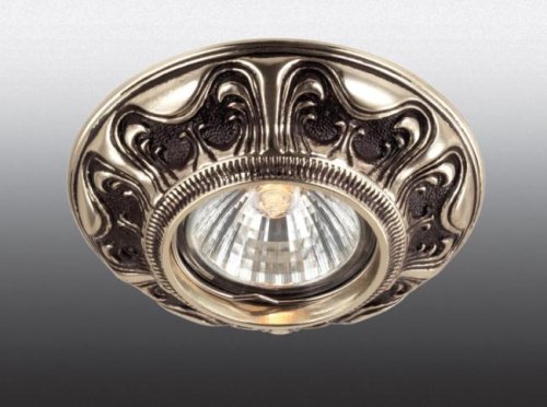 Встраиваемый светильник с узорами Vintage 369854 Novotech