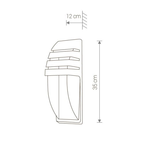 Уличный настенный светильник Nowodvorski Mistral 3393