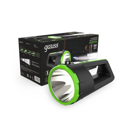 Фонарик Gauss Фонарь прожекторный GF701