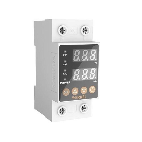 W932P63R/ Реле напряжения 1P+N 63А Реле напряжения Werkel W932P63R/ Реле напряжения 1P+N 63А