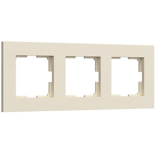 Рамка Werkel Slab айвори софт W0032962/ Рамка на 3 поста Slab (айвори софт)