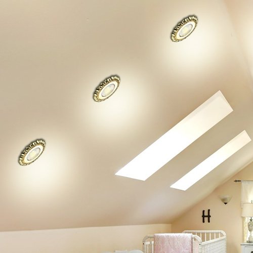 Встраиваемый светильник с узорами Ligna 370282 Novotech