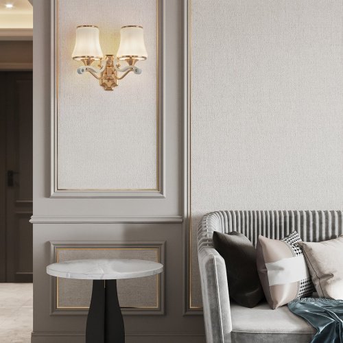 Настенное бра Arte Milano Florentia-3987 303987/2W Wh/Gd