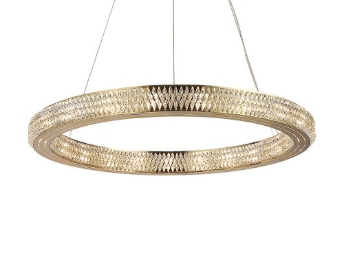 Подвесная люстра Newport Melody 8560/80 C gold polished
