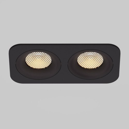 Встраиваемый светильник Elektrostandard Tetro 15277/LED 20W 3000K черный IP44