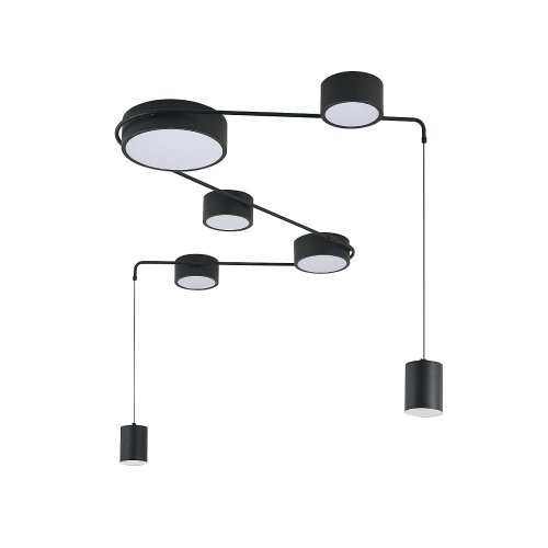 V000160L Светильник подвесной Indigo Modulo V000160L 14028/7С Black