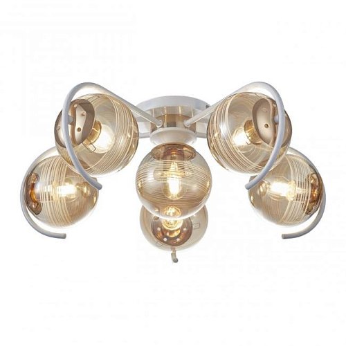 326208/5+1 WH+FG Потолочная люстра Arte Milano AMALFI 326208/5+1 WH+FG