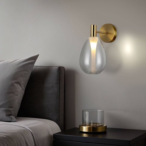 60175/1 латунь Настенное бра Eurosvet Magma 60175/1 латунь