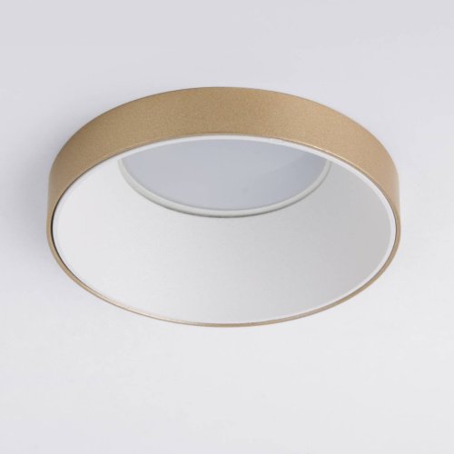 Встраиваемый светильник Elektrostandard 112 MR16 белый/золото