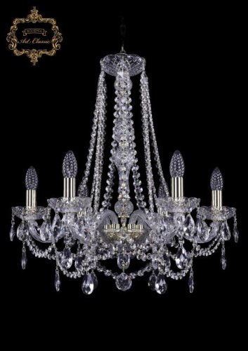 11.25.6.200.h-63.Gd.Sp Подвесная хрустальная люстра 11.25 Art Classic 11.25.6.200.h-63.Gd.Sp
