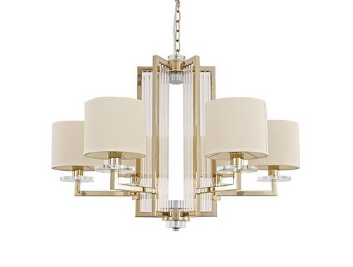 Подвесная люстра Newport 35400 35406+1/C gold без абажуров