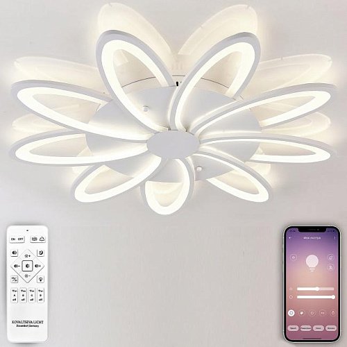 Потолочная люстра с пультом High-Tech Led Lamps Natali Kovaltseva HIGH-TECH LED LAMPS 82009