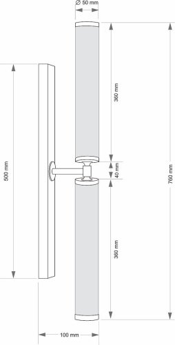 Настенное бра Kutek Orezzo ORE-K-2(ZM)