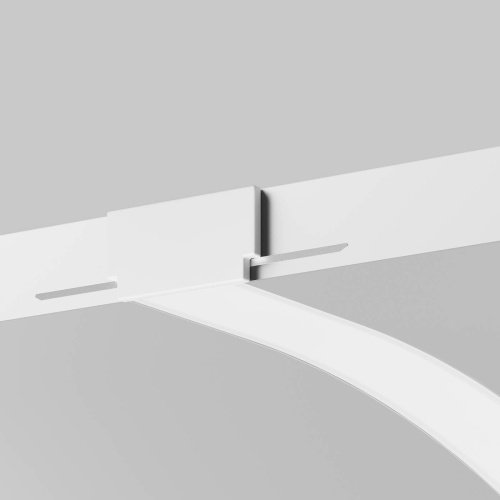 Алюминиевый профиль встраиваемый с вертикальным изгибом Maytoni Встраиваемый со скрытым фланцем профиль 636005