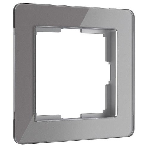 W0012704/ Рамка на 1 пост Acrylic (графит) Рамка Werkel Acrylic графит W0012704/ Рамка на 1 пост Acrylic (графит)