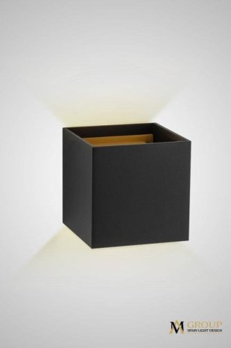 Настенный светильник AM Group Am11 AM112-2X5W-BK+GD