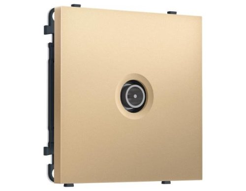 MS893005 MS893005 Комплект механизма TV розетки оконечной экранированной SIGMA Золото Мягкое касание 5-1000MHz 3dB QUANT PRO (SP8930, PR199)