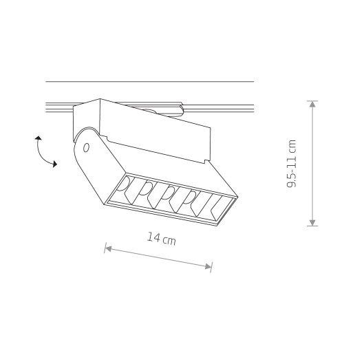 7620 Трековый светильник Nowodvorski Profile Focus Led 7620