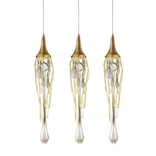 Светильник подвесной Delight Collection Goddess Tears P68009L-3 gold