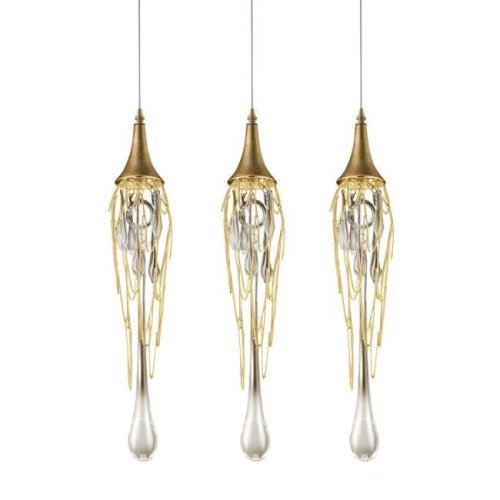 Светильник подвесной Delight Collection Goddess Tears P68009L-3 gold