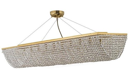 Milano E 1.5.120X30.102 G Подвесная хрустальная люстра Milano Arti Lampadari Milano E 1.5.120X30.102 G